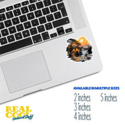 Angola Sticker | Africa Decal - Waterproof Vinyl Map, Travel Souvenir, African Pride, Car & Laptop Decor