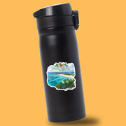 Prickly Pear Cay Anguilla Sticker | Caribbean Decal for Laptops, Water Bottles & Travel Lovers | Unique Island Souvenir