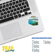Prickly Pear Cay Anguilla Sticker | Caribbean Decal for Laptops, Water Bottles & Travel Lovers | Unique Island Souvenir