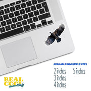 Vulture Sticker | Flying Vulture Decal for Cars, Laptops & Water Bottles | Unique Bird Art for Nature Lovers