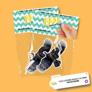 Vulture Sticker | Flying Vulture Decal for Cars, Laptops & Water Bottles | Unique Bird Art for Nature Lovers