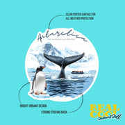 Antarctica Sticker | Whale Sticker, Ocean Lover Decor, Waterproof Vinyl, Gift for Nature Enthusiasts, Travel Souvenir