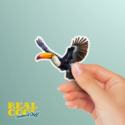 Toucan Sticker | Flying Toucan Decal for Cars, Laptops & Water Bottles | Unique Bird Art for Nature Lovers