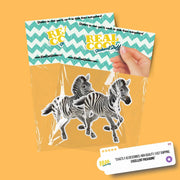 Zebra Sticker | Zebra Decal for Car, Laptop & Wall | Wildlife Lovers Decor