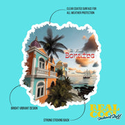 Bonaire Sticker - Vibrant Waterproof Vinyl Decal, Perfect for Travel Lovers & Adventure Seekers, Unique Island Vibe Decor