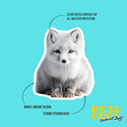 Arctic Fox Sticker | White Fox Sticker | Fox Decal