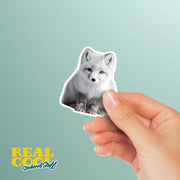 Arctic Fox Sticker | White Fox Sticker | Fox Decal