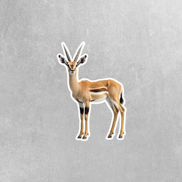 Antelope Sticker | Antelope Decal for Water Bottles, Laptops & More - Cute Animal Vinyl Art, Perfect Gift for Nature Lovers