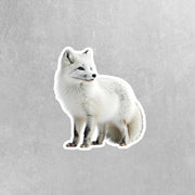 Arctic Fox Sticker | White Fox Sticker | Fox Decal