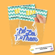 Let Them Sticker | Inspirational Motivational Sticker for Positivity & Encouragement, Affirmation Decal for Home Decor Gifts