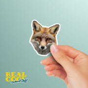 Fox Sticker | Vinyl Fox Head Decal for Laptops, Water Bottles & Mugs | Cute Animal Decor, Wildlife Lover Gift