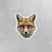 Fox Sticker | Vinyl Fox Head Decal for Laptops, Water Bottles & Mugs | Cute Animal Decor, Wildlife Lover Gift