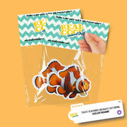 Clown Fish Sticker | Colorful Clown Fish Decal for Water Bottles, Laptops & More - Cute Marine Life Decor