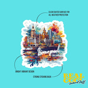 Liverpool Sticker | England Sticker | Liverpool Decal | Perfect for Fans & Collectors | Custom Vinyl Decals