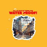 Covent Garden Sticker - London Decal, England Theme, Cute Travel Gift for Map Lovers & Souvenir Collectors