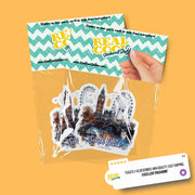 South Bank Sticker - London Decal, England Theme, Cute Travel Gift for Map Lovers & Souvenir Collectors