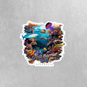 Great Barrier Reef Sticker | Australia Sticker | Australia Reef Decal