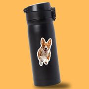 Running Basenji - Vinyl Dog Decal, Cute Basenji Decal, Pet Lover Gift, Car Laptop Sticker, Dog Owner Accessory