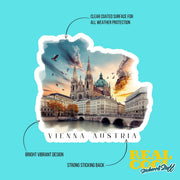 Vienna Austria Sticker | Vienna Austria Travel Decal | Austria Water Bottle Sticker