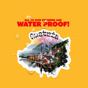 Austria Sticker | Austria Travel Decal | Austria Water Bottle Sticker
