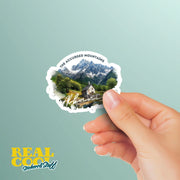 Albania Sticker | Accursed Mountains Vinyl Decal - Unique Travel Souvenir, Nature Lover Gift, Perfect for Laptops & Water Bottles