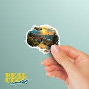 Albania Sticker | Triana Albania Vinyl Decal - Unique Travel Souvenir, Nature Lover Gift, Perfect for Laptops & Water Bottles