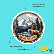 National Park Service Sticker | Outdoor Adventure Decal for Nature Lovers & Hikers | Waterproof Vinyl Art