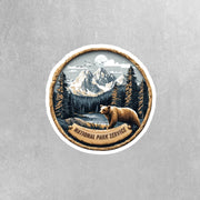 National Park Service Sticker | Outdoor Adventure Decal for Nature Lovers & Hikers | Waterproof Vinyl Art