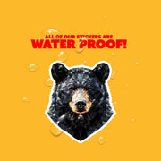 Black Bear Sticker | Black Bear Geometric Sticker | Bear Sticker Kaleidoscope