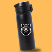 Black Bear Sticker | Black Bear Geometric Sticker | Bear Sticker Kaleidoscope