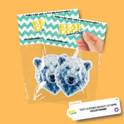 Polar Bear Sticker | Polar Bear Geometric Sticker | Bear Sticker Kaleidoscope