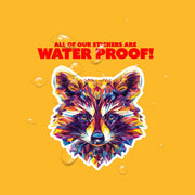 Racoon Sticker | Racoon Geometric Sticker | Racoon Sticker Kaleidoscope