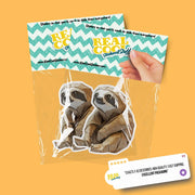 Origami Sloth Sticker - Cute Sloth Sticker - Origami Penguin Decal