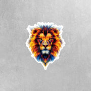Lion Sticker | Lion Geometric Sticker | Lion Sticker Kaleidoscope