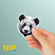Panda Bear Sticker | Panda Bear Geometric Sticker | Panda Bear Sticker Kaleidoscope