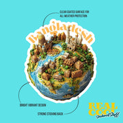 Bangladesh Sticker | High-Quality Vinyl Bangladesh Decal | Unique Travel Souvenir | Perfect for Laptops, Water Bottles & More