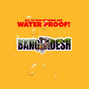 Bangladesh Rickshaw Sticker | High-Quality Vinyl Bangladesh Decal | Unique Travel Souvenir | Perfect for Laptops, Water Bottles & More