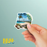 Anguilla Sticker | Caribbean Decal for Laptops, Water Bottles & Travel Lovers | Unique Island Souvenir