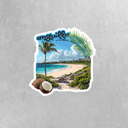 Anguilla Sticker | Caribbean Decal for Laptops, Water Bottles & Travel Lovers | Unique Island Souvenir