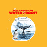 Antarctica Sticker | Whale Sticker, Ocean Lover Decor, Waterproof Vinyl, Gift for Nature Enthusiasts, Travel Souvenir