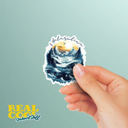 Antarctica Sticker | Iceberg Sticker, Ocean Lover Decor, Waterproof Vinyl, Gift for Nature Enthusiasts, Travel Souvenir