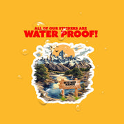 Fitz Roy Range Sticker | Argentina Sticker | Waterproof Vinyl | Travel Decal for Adventure Lovers & Nature Enthusiasts