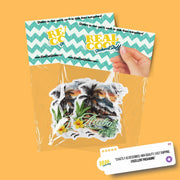 Aruba Sticker - Colorful Beach Decal, Tropical Island Art, Travel Souvenir, Waterproof Vinyl, Perfect for Laptops & Water Bottles