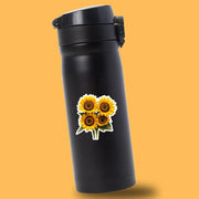 Sunflowers Sticker - Cute Floral Decal, Waterproof & Durable, Perfect for Laptops, Water Bottles, Scrapbooking, Yellow Flower Design