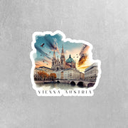 Vienna Austria Sticker | Vienna Austria Travel Decal | Austria Water Bottle Sticker