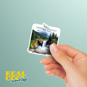 Krimmler Wasserfalle Austria Sticker | Austria Travel Decal | Austria Water Bottle Sticker