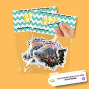 Austria Sticker | Austria Travel Decal | Austria Water Bottle Sticker