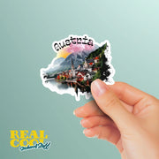 Austria Sticker | Austria Travel Decal | Austria Water Bottle Sticker