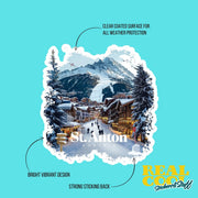 St. Anton Austria Sticker | Austria Travel Decal | Austria Water Bottle Sticker