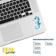 Whimsical Seahorse Sticker | Seahorse Sticker | Hand Drawn Seahorse Sticker